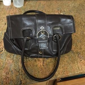 Coach Dark Brown Purse Handbag